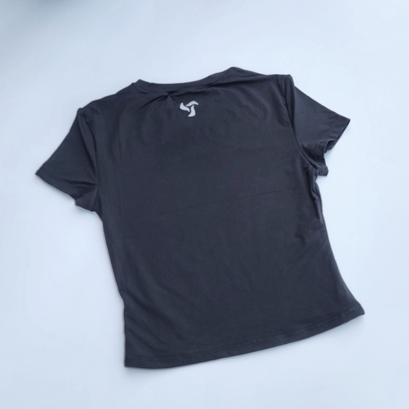 Pedigree ButterSoft Baby Tee Crop Top | Black - Picture 7 of 10